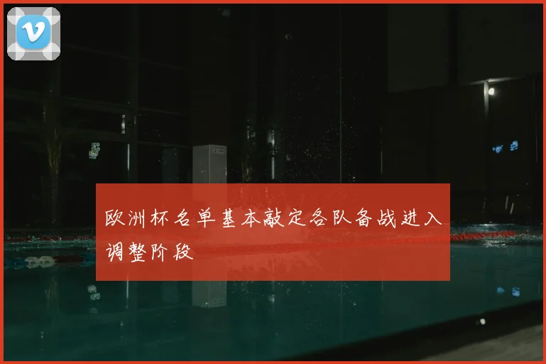 欧洲杯名单基本敲定各队备战进入调整阶段